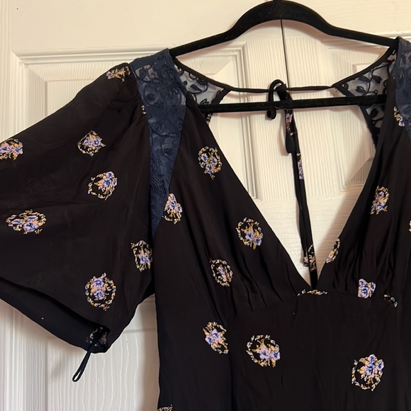 Free people navy summer dress - Picture 2 of 4